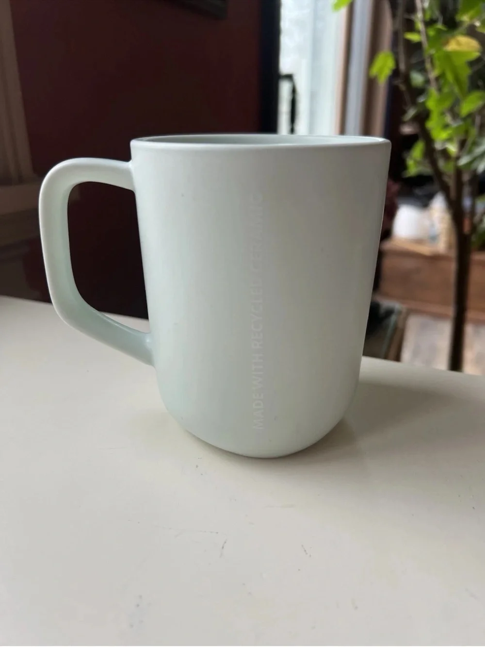 Starbucks Mint Green Recycled Ceramic Triangular Bottom Siren grey2
